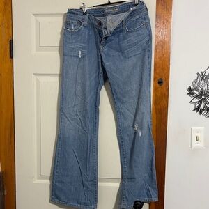 American Eagle Outfitters Medium Blue Wide Leg Jeans